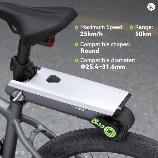 Electric Bicycle Booster 18V 200W Portable Mountain Bike Accessory