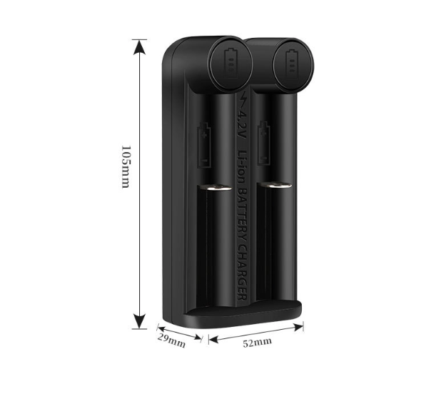 Chargeur de batterie 21700 pour 18650 CR123A 14500 avec technologie MCU intelligente et fonctions de sécurité - Solution efficace
