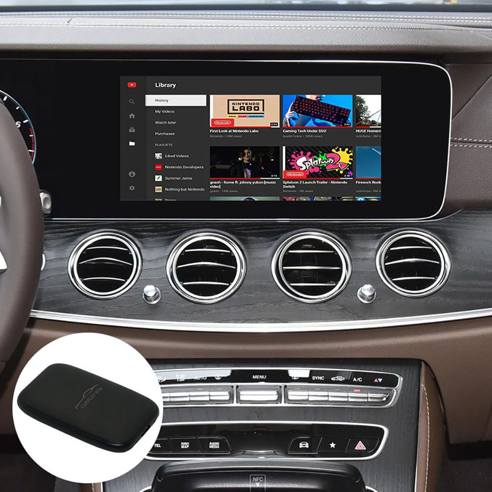 Carplay Box Adaptateur Android Auto sans fil Netflix et YouTube Hub numérique Accessoires auto Bluetooth