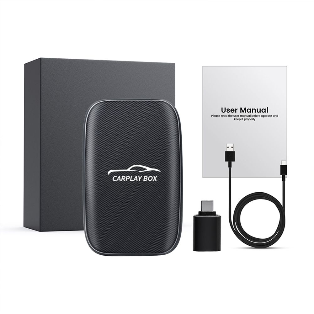 Carplay Box Adaptateur Android Auto sans fil Netflix et YouTube Hub numérique Accessoires auto Bluetooth