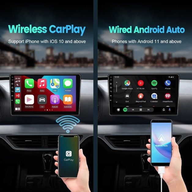 CarlinKit Dongle USB CarPlay Android Auto Connectivité sans fil Installation facile Appels mains libres Musique