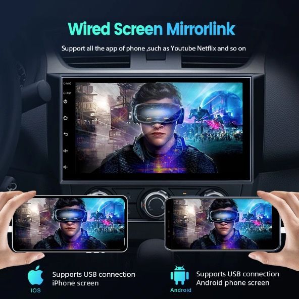 CarlinKit Dongle USB CarPlay Android Auto Connectivité sans fil Installation facile Appels mains libres Musique