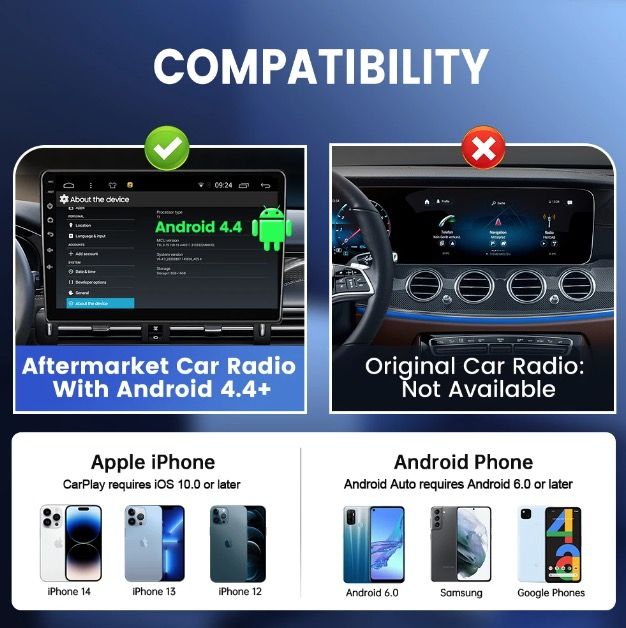 CarlinKit Dongle USB CarPlay Android Auto Connectivité sans fil Installation facile Appels mains libres Musique