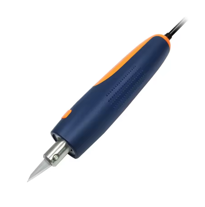 Couteau de coupe ultrasonique 65W avec lame en acier au carbone pour l'impression 3D, la découpe précise et la couture dans l'industrie textile.