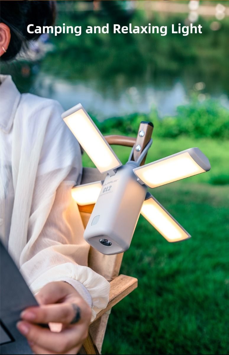 Klarus CL2 Lampe Polyvalente 750 Lumens Angle Réglable Lampe de Camping Éclairage Intérieur et Extérieur