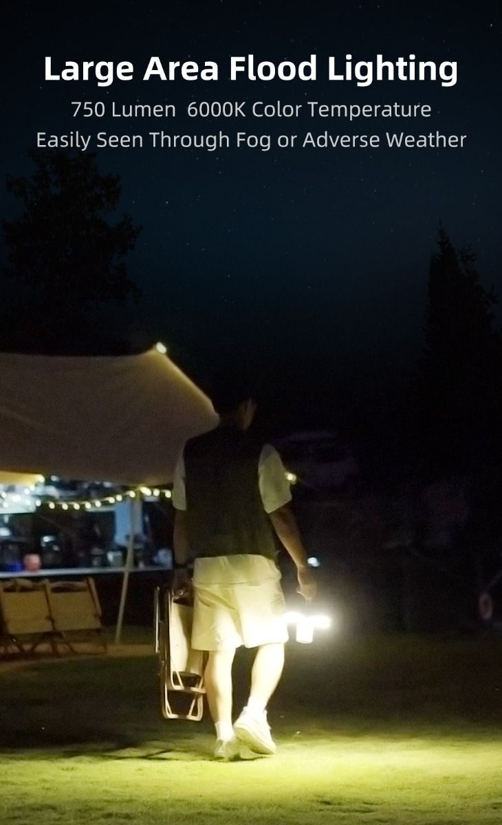 Klarus CL2 Lampe Polyvalente 750 Lumens Angle Réglable Lampe de Camping Éclairage Intérieur et Extérieur