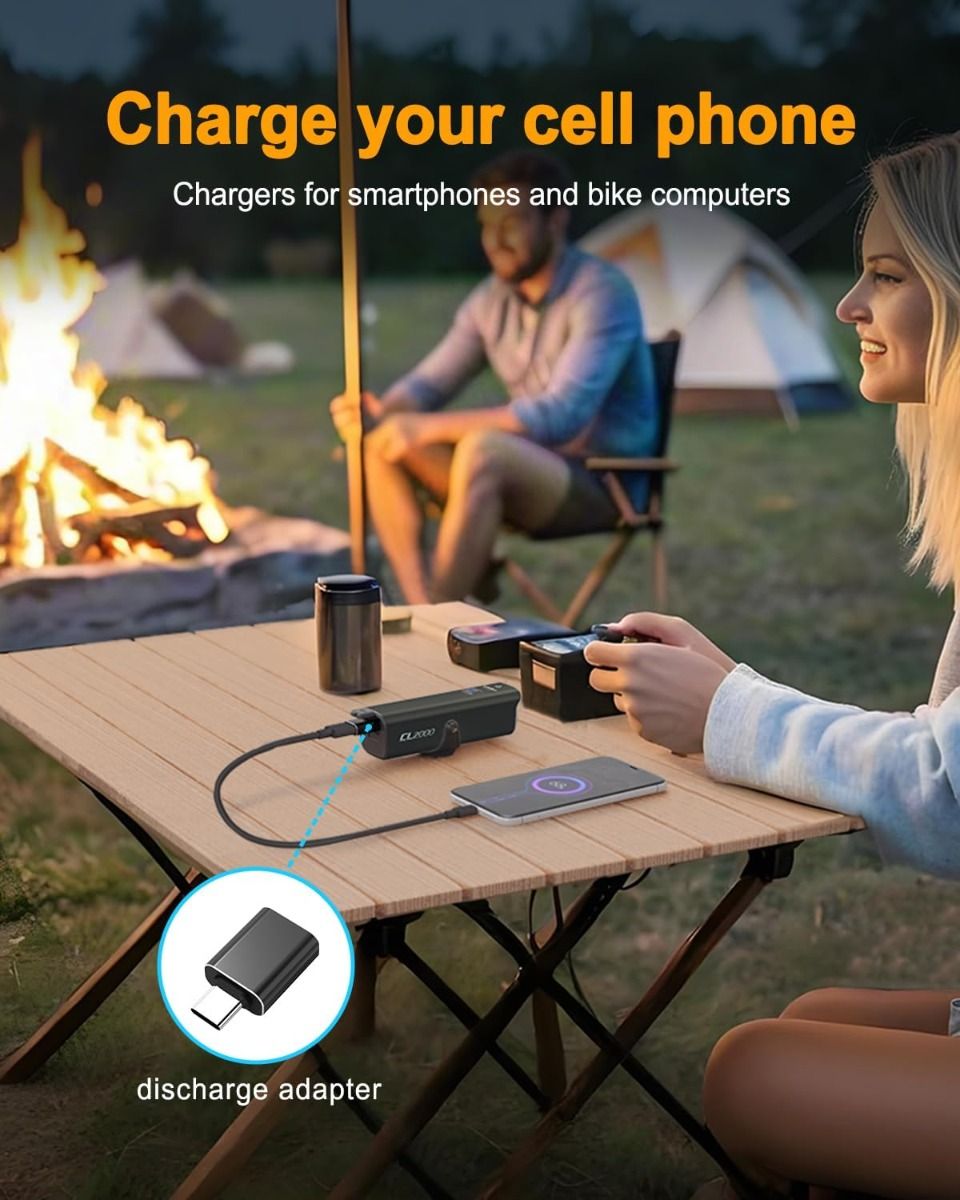 TOWILD CL2000 Phare Vélo 2000LM Super Lumineux Étanche, Lumière Avant VTT Route Cyclisme Nuit