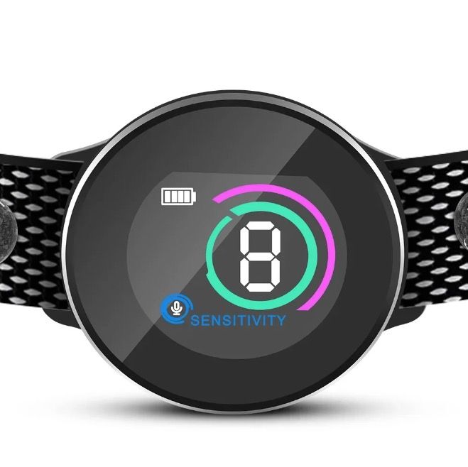 Collier Électronique pour Chien avec Reconnaissance Aboiement Intelligent et Algorithme Avancé Anti-aboiement