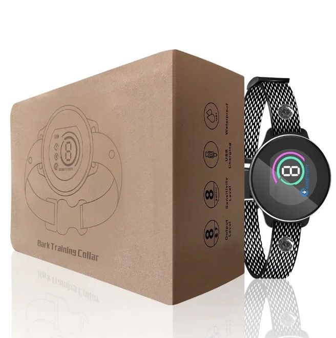 Collier Électronique pour Chien avec Reconnaissance Aboiement Intelligent et Algorithme Avancé Anti-aboiement