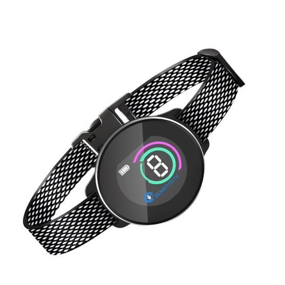 Bouchon d'écran couleur Anti-aboiement de chien avec puce de reconnaissance et gestion comportement animal