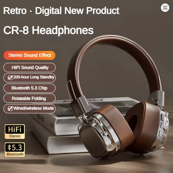 Major III Écouteurs Bluetooth sans fil à serre-tête avec double microphone ENC pour des appels d'une clarté cristalline