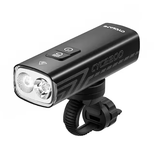 CYCLAMI Feu avant de vélo BR2000 Lampe avant pour vélo Type-C VTT Route Lampe haute visibilité pour guidon Éclairage cyclisme