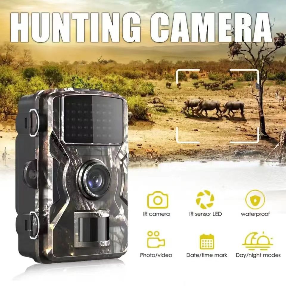 Caméra de Chasse H1 Vision Nocturne Infrarouge 940nm Déclencheur Activé pour Observation Faune et Sécurité