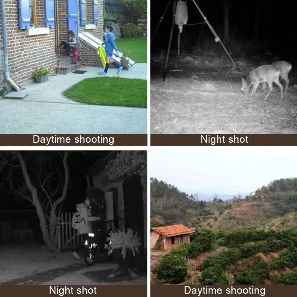 Caméra de Chasse H1 Vision Nocturne Infrarouge 940nm Déclencheur Activé pour Observation Faune et Sécurité