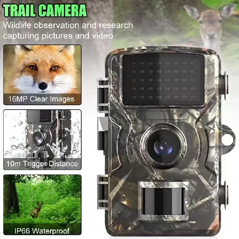 Caméra de Chasse H1 Vision Nocturne Infrarouge 940nm Déclencheur Activé pour Observation Faune et Sécurité