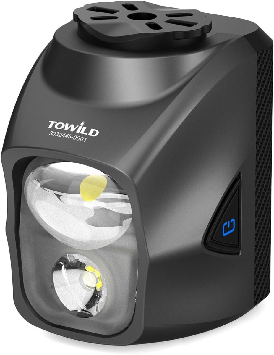 TOWILD DLite 1700 USB Rechargeable, 1900 Lumens - Lampe Vélo Étanche DL1700 pour Cyclisme