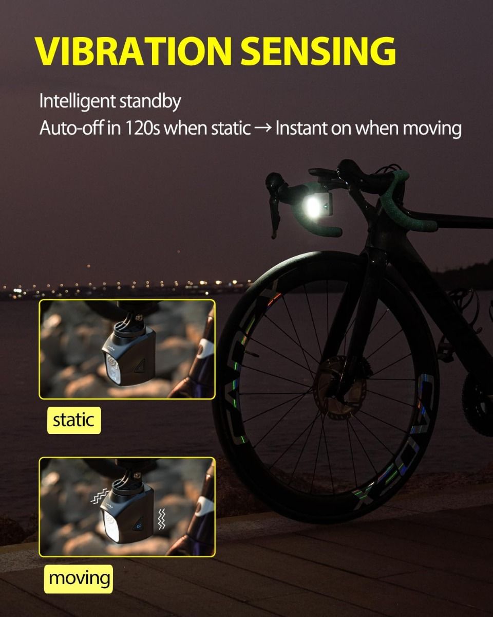 TOWILD DLite 1700 USB Rechargeable, 1900 Lumens - Lampe Vélo Étanche DL1700 pour Cyclisme