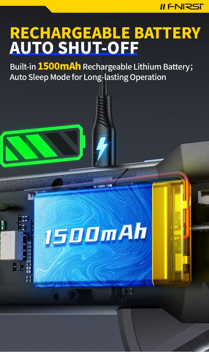 FNIRSI DMC-100 Multimètre Pince Auto Intelligent | Haute Précision AC/DC | Pour Électricien, Bricolage