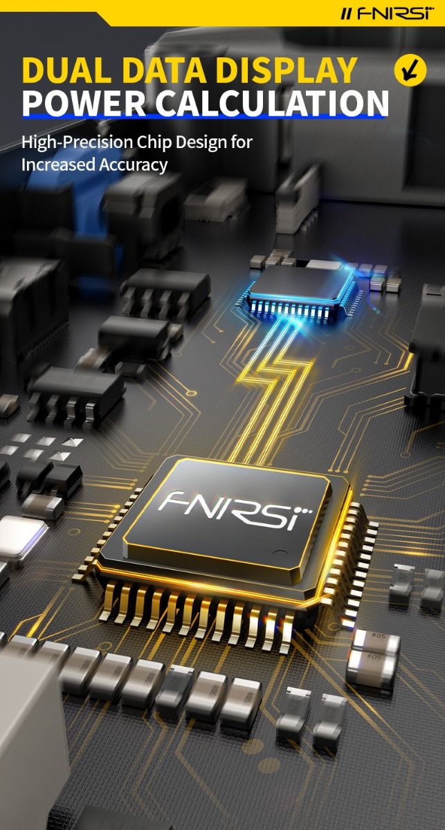 FNIRSI DMC-100 Multimètre Pince Auto Intelligent | Haute Précision AC/DC | Pour Électricien, Bricolage