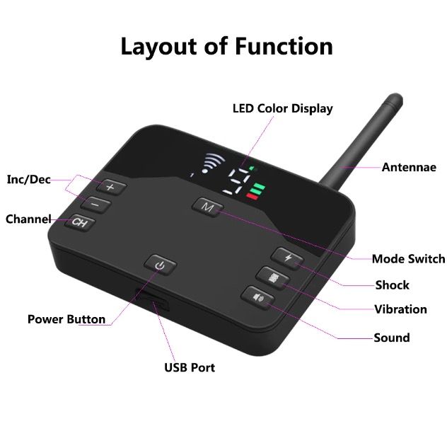 Collier de dressage à distance pour chien avec clôture électrique sans fil, rechargeable, confinement sécurisé pour animaux de compagnie, limites personnalisables