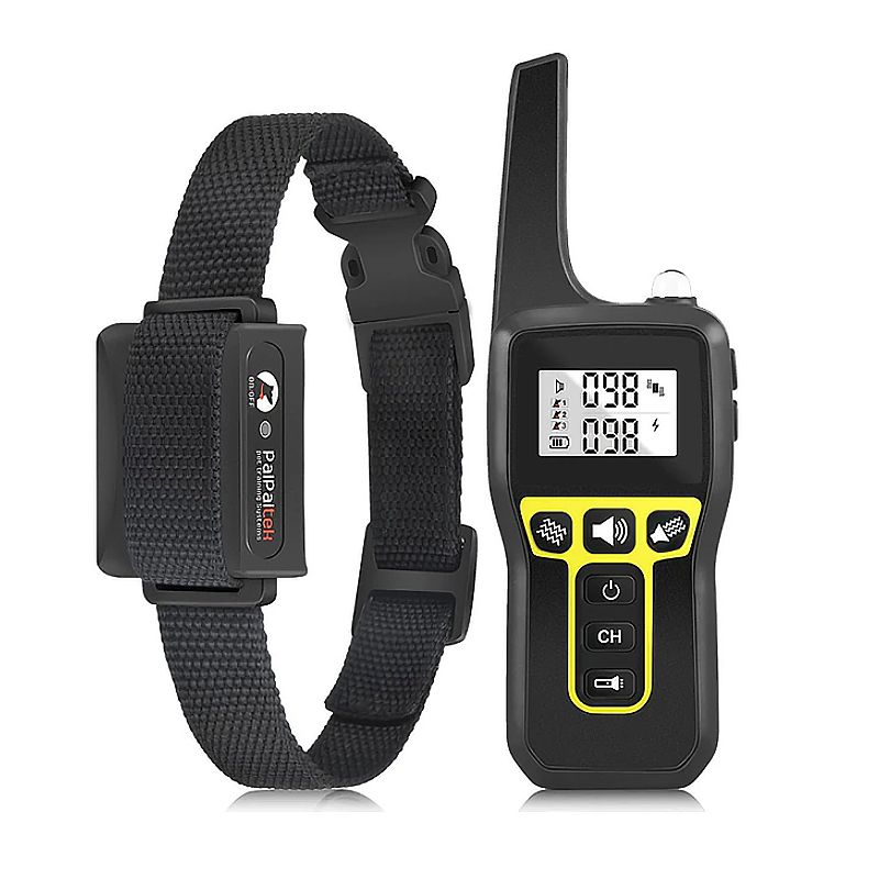 Télécommande de collier de dressage électrique pour chien 1000m avec verrouillage de sécurité et modes réglables pour un dressage humain