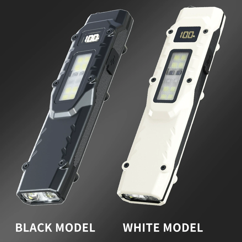 NiteBeam EDC29 Lampe de poche LED ultra-mince EDC en alliage d'aluminium, rechargeable, lampe de travail COB portable