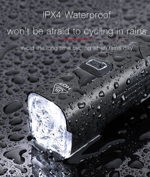 Éclairez votre trajet avec la lampe de vélo EOS530 1000LM, feu avant rechargeable USB étanche, parfait pour le cyclisme.