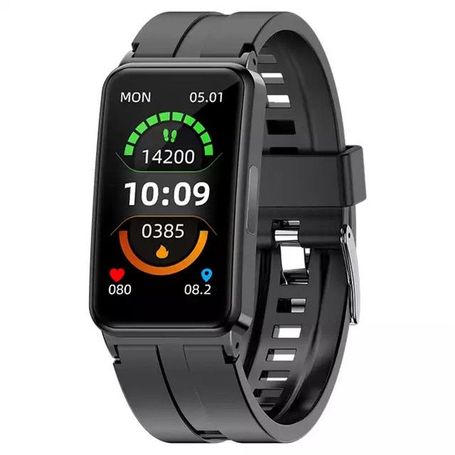 EP01 Montre Connectée Smartwatch Santé ECG PPG Glycémie Température FC Sommeil Sport Fitness Tracker HD 1.47" Android iOS