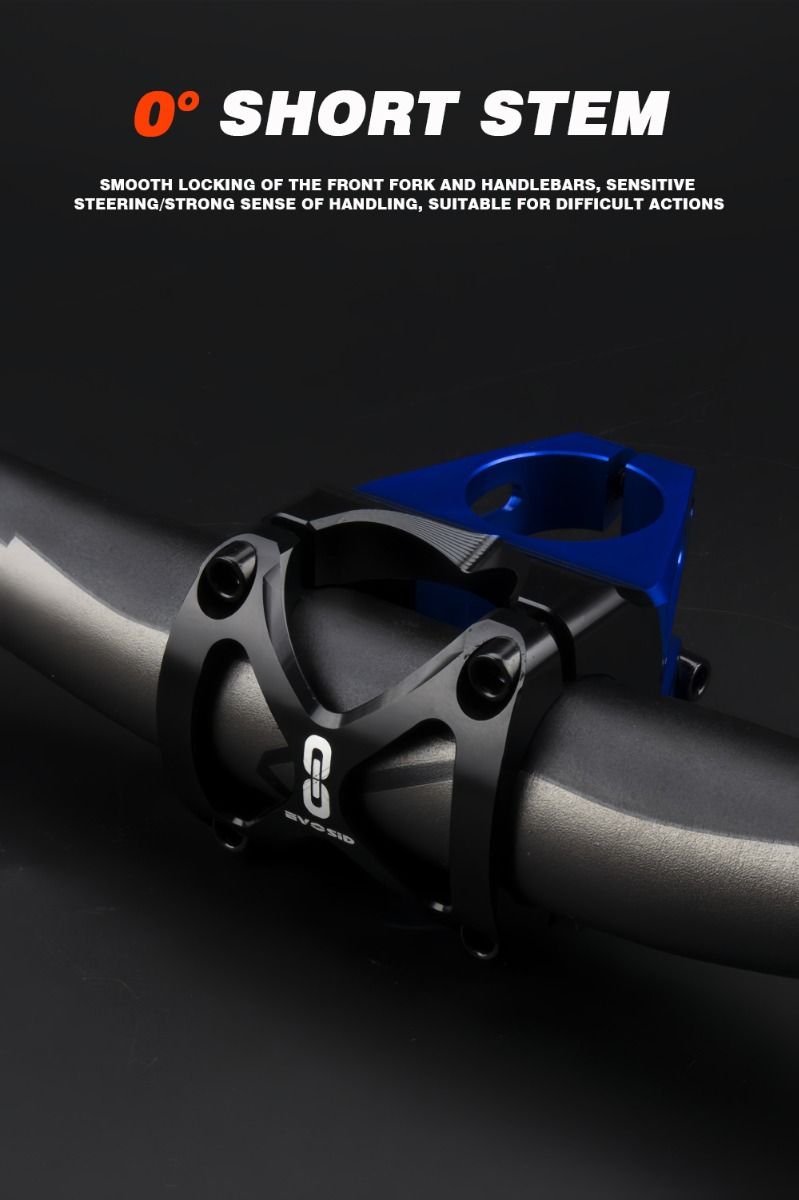 EVOSID Tige de vélo de montagne 31,6mm ajustable Accessoire de cyclisme VTT Léger Durable Noir Rouge Titane