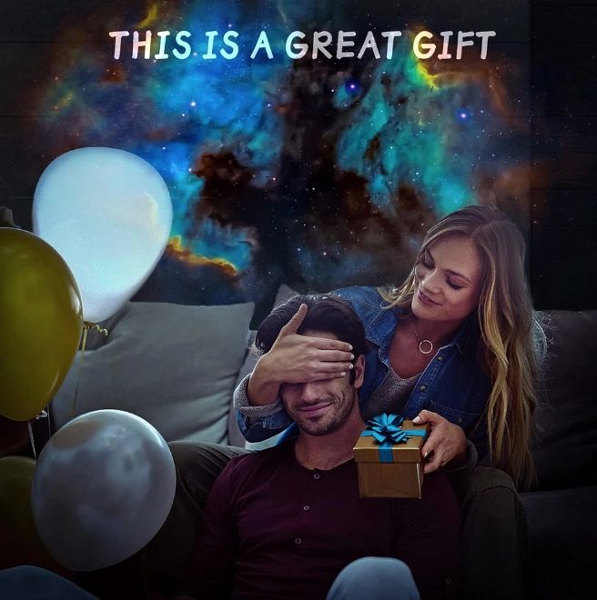 Projecteur Galaxie Lumière de Nuit Lampe Planétarium 12-en-1 pour Enfants avec Rotation à 360° Ambiance Apaisante