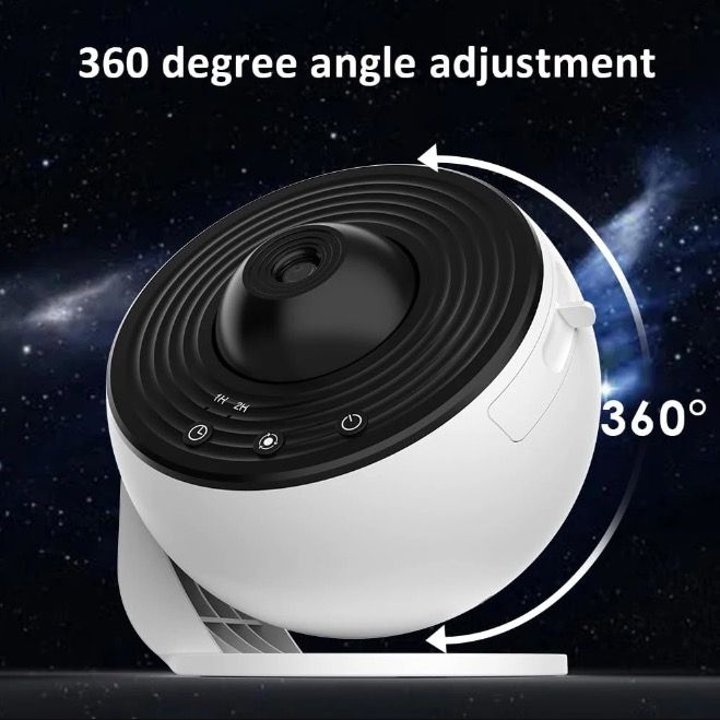 Projecteur Galaxie Lumière de Nuit Lampe Planétarium 12-en-1 pour Enfants avec Rotation à 360° Ambiance Apaisante