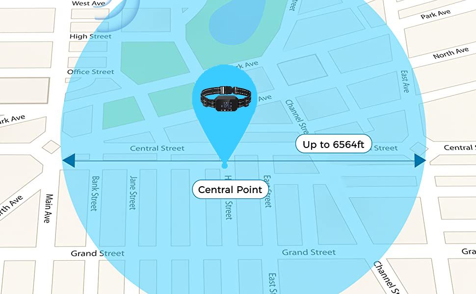 Clôture GPS sans fil pour chien Impact Collier Étanche Portée 1000m Sécurité Animaux Installation Facile