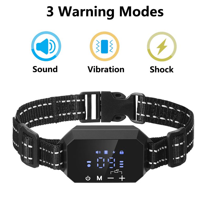 Clôture GPS sans fil pour chien Impact Collier Étanche Portée 1000m Sécurité Animaux Installation Facile