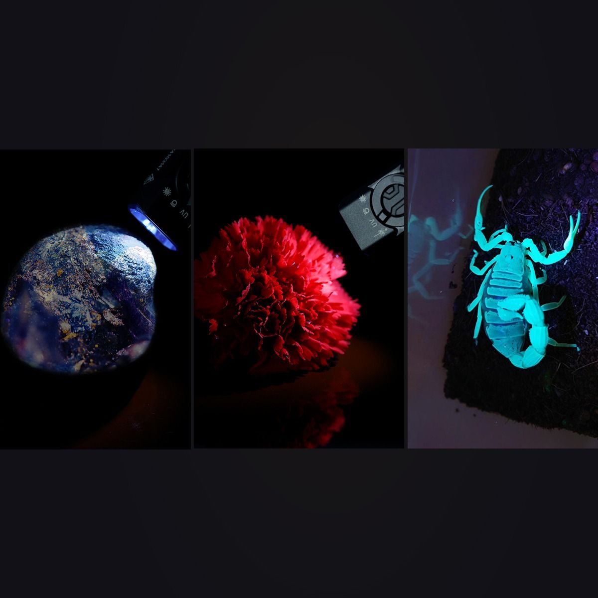 IMALENT GR35 Lampe Torche EDC Verte 2800 Lumens | UV, Laser Rouge, Multifonction, Magnétique & Compacte