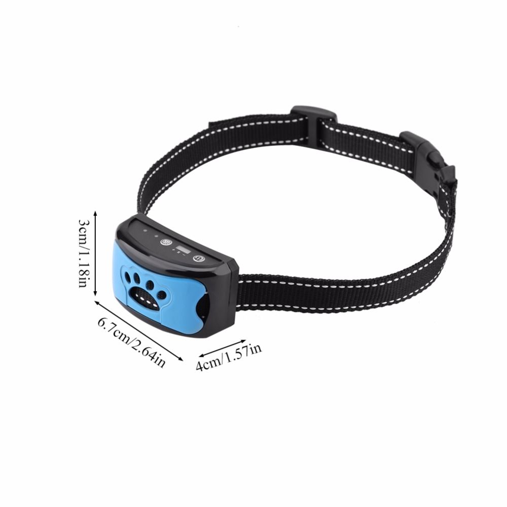 Dispositif anti-aboiement pour chien, collier de dressage humain rechargeable par USB pour un environnement domestique paisible