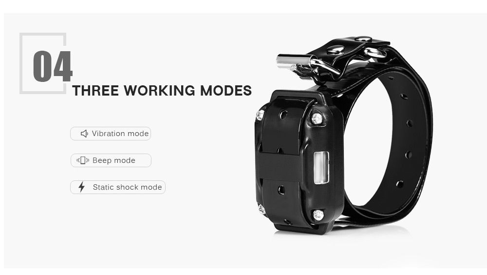 Collier de dressage chien 800m écran LCD modes choc vibration son collier rechargeable imperméable