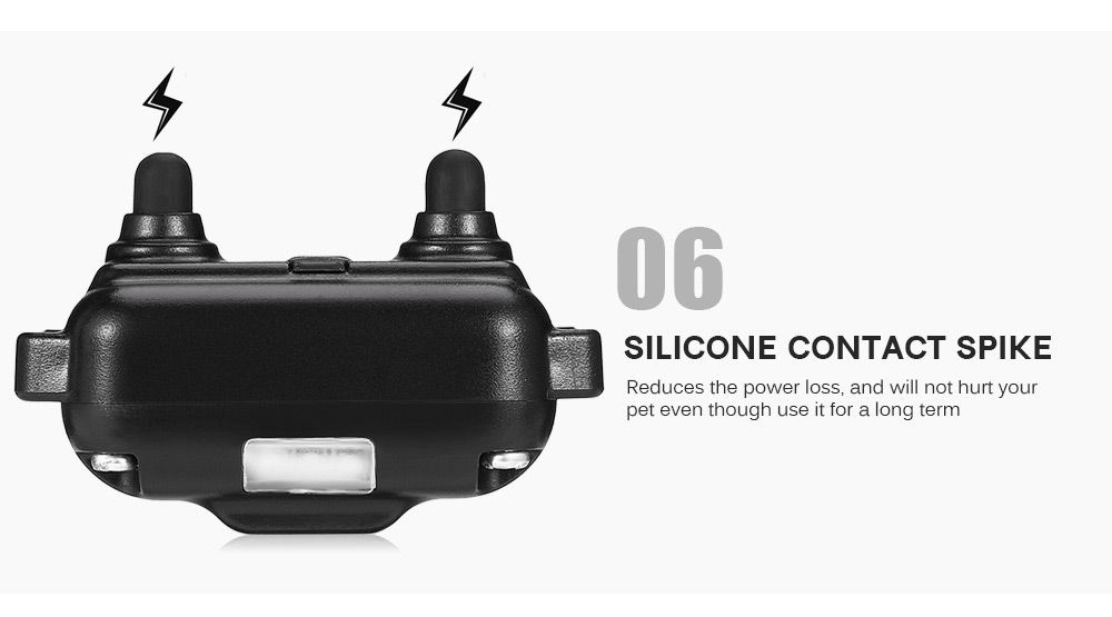 Collier de dressage chien 800m écran LCD modes choc vibration son collier rechargeable imperméable