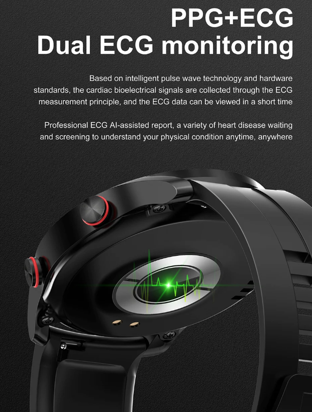 Montre connectée HW20 avec ECG+PPG et appels Bluetooth