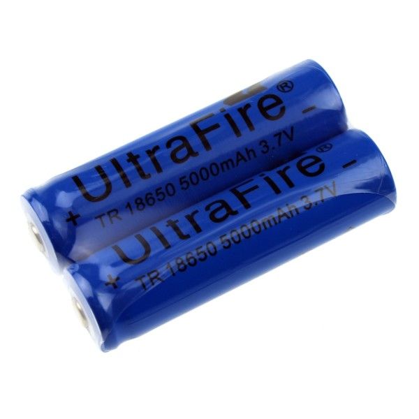 Ultrafire TR 5000mAh 3.7V 18650 Batterie Li-ion Rechargeable Solution d'alimentation Premium pour les Aventures en Plein Air