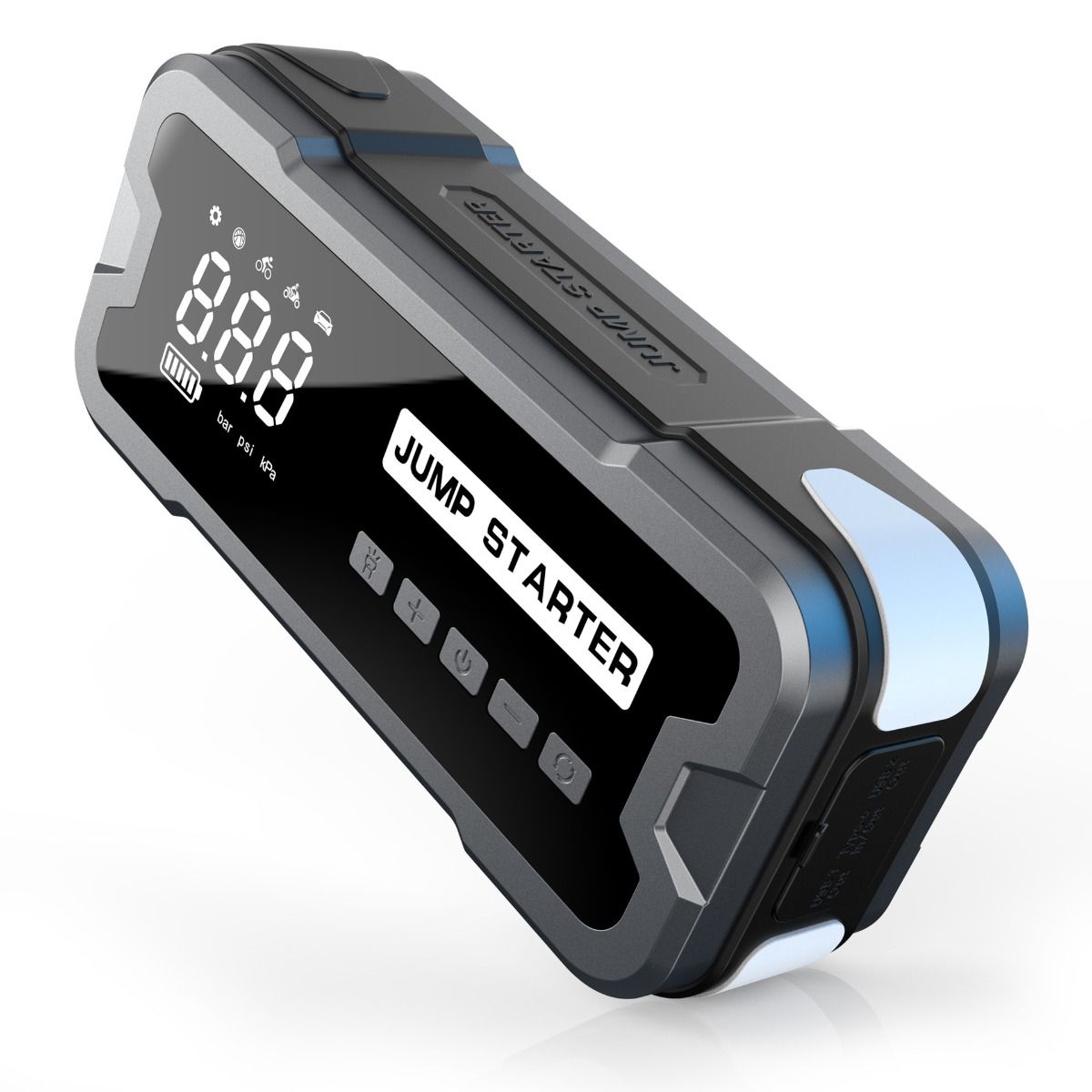 Banque d'alimentation portable de démarrage avec courant de pointe de 2000 A, conception compacte pour les problèmes de batterie de voiture