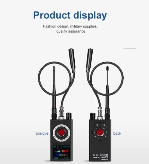 Détecteur de signaux RF sans fil K19, traceur GPS, dispositif de sécurité compact pour la protection de la vie privée et la détection de surveillance.