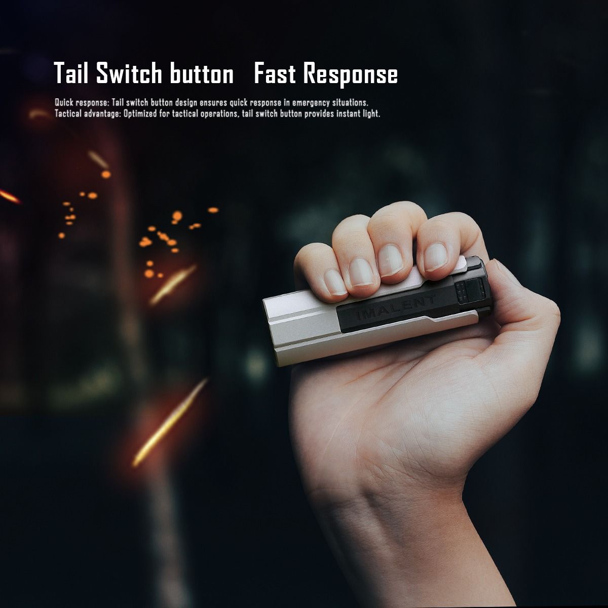 IMALENT LD35 Lampe Torche EDC 1200 Lumens Rechargeable USB-C | Écran OLED & Compacte