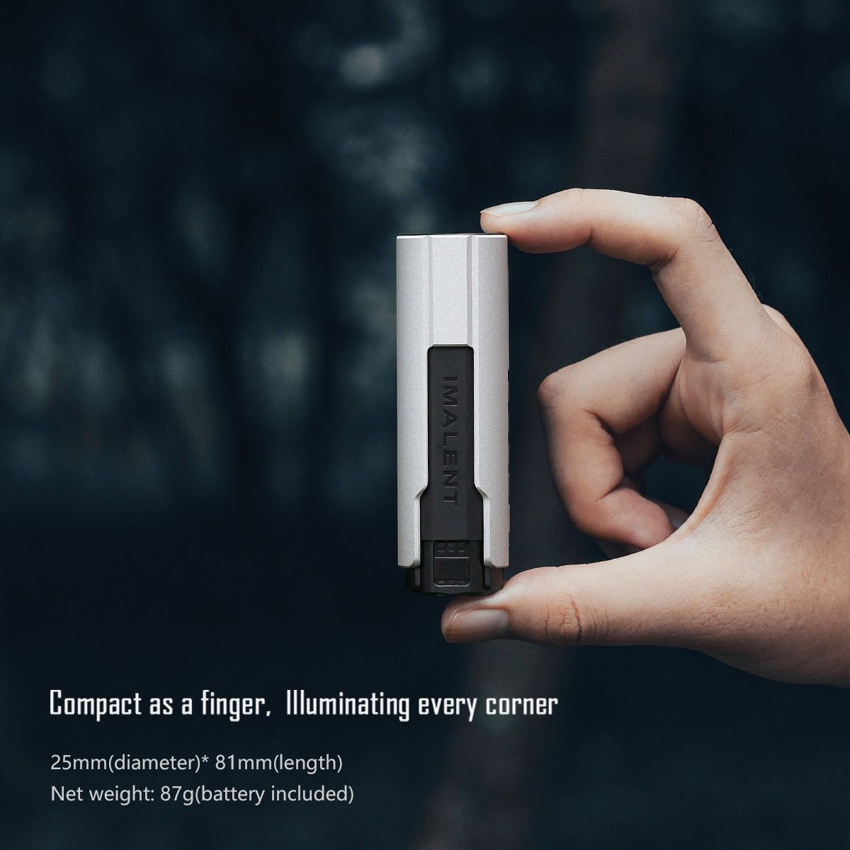 IMALENT LD35 Lampe Torche EDC 1200 Lumens Rechargeable USB-C | Écran OLED & Compacte