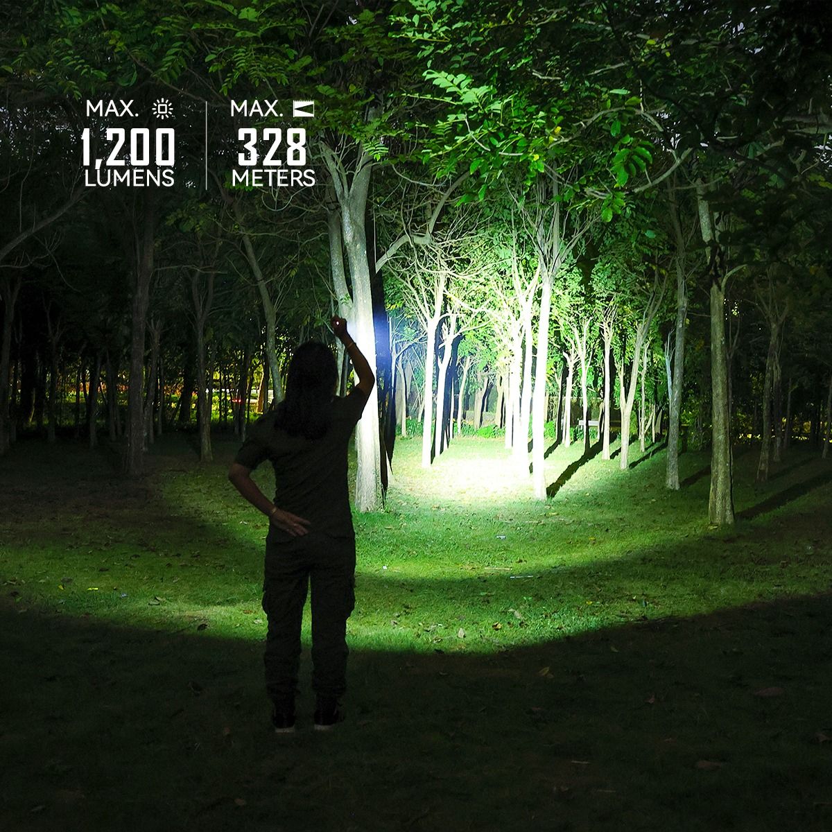 IMALENT LD35 Lampe Torche EDC 1200 Lumens Rechargeable USB-C | Écran OLED & Compacte