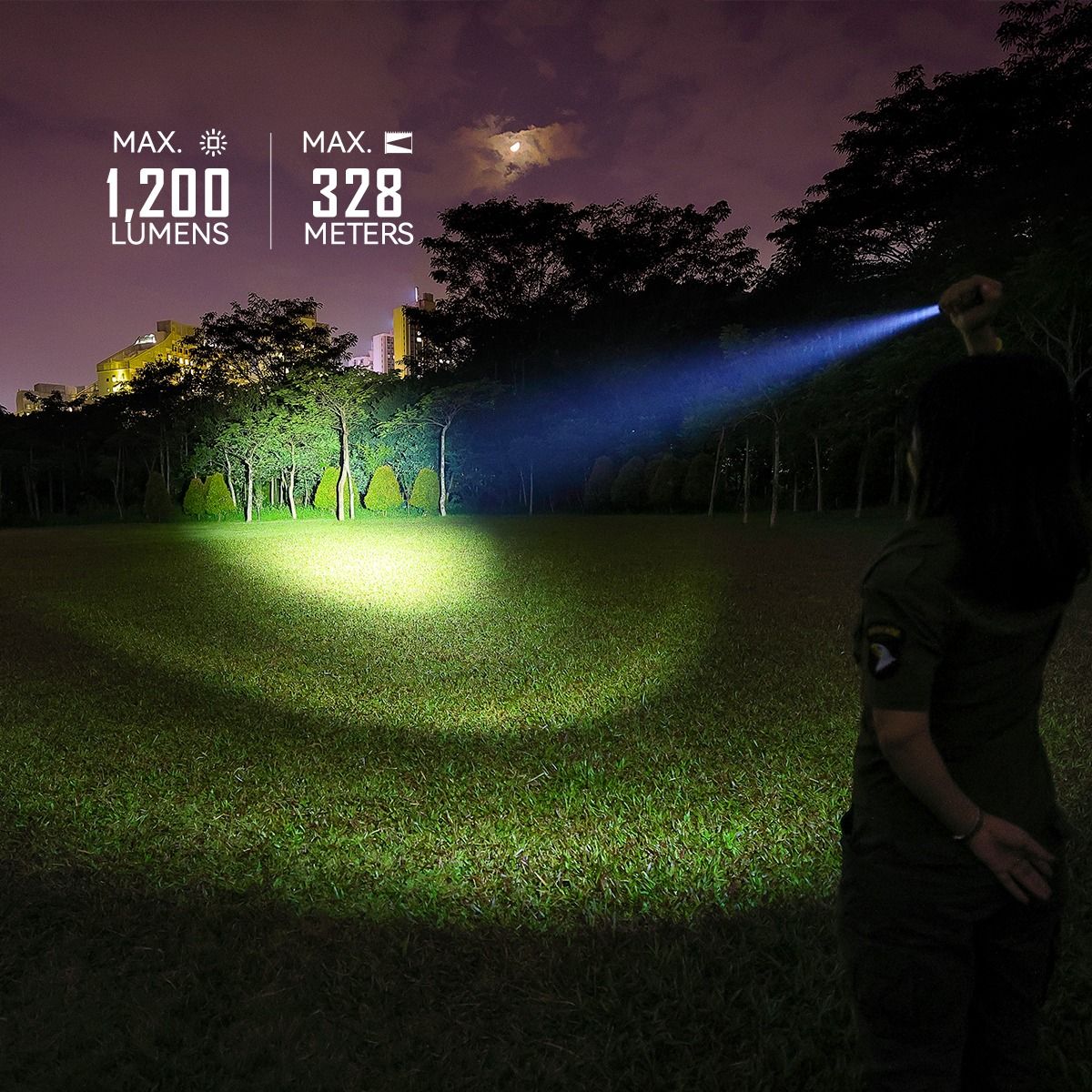 IMALENT LD35 Lampe Torche EDC 1200 Lumens Rechargeable USB-C | Écran OLED & Compacte