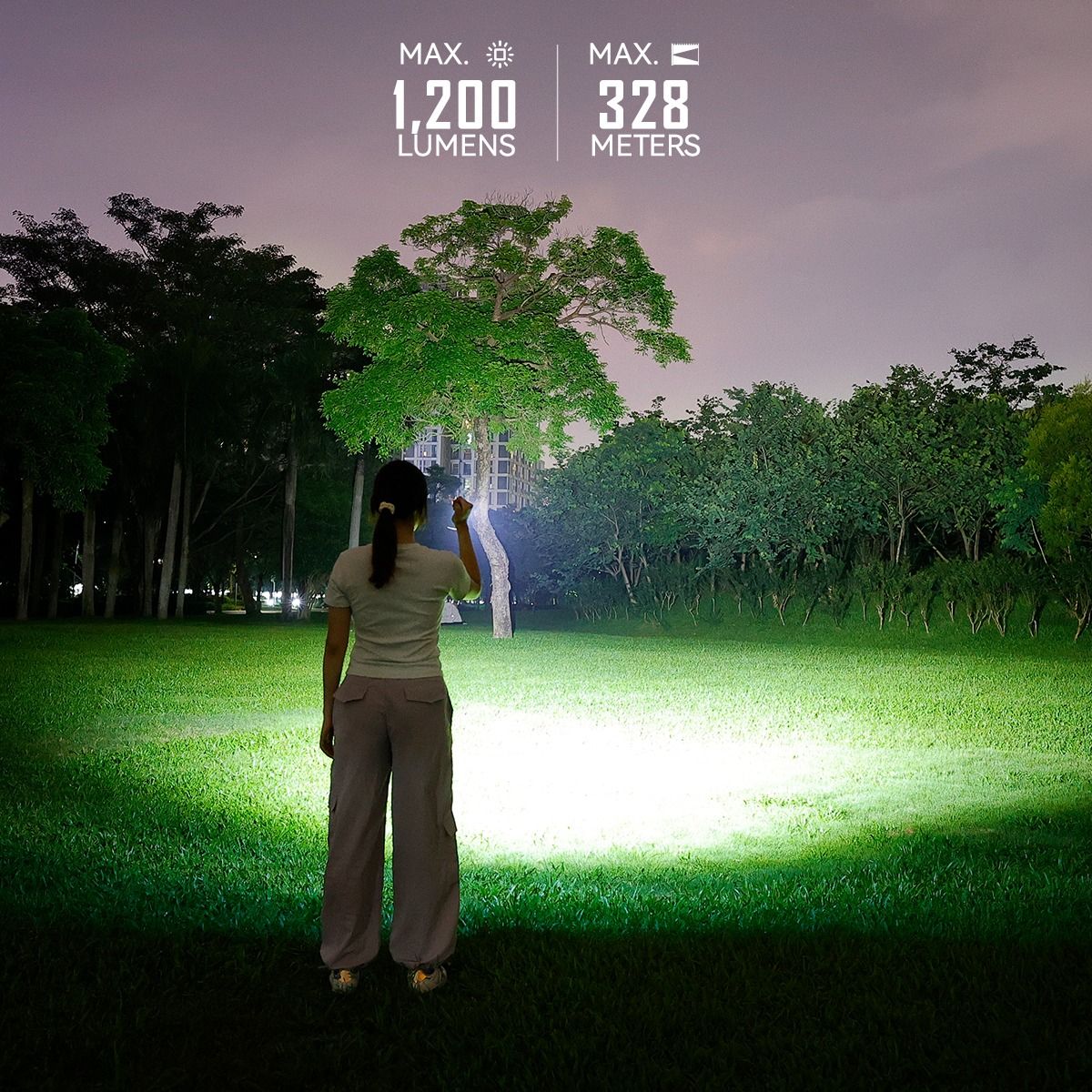 IMALENT LD35 Lampe Torche EDC 1200 Lumens Rechargeable USB-C | Écran OLED & Compacte