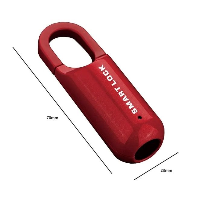 Cadenas à empreinte digitale mini, déverrouillage rapide, accès sans clé, cadenas durable avec design léger pour la sécurité en voyage