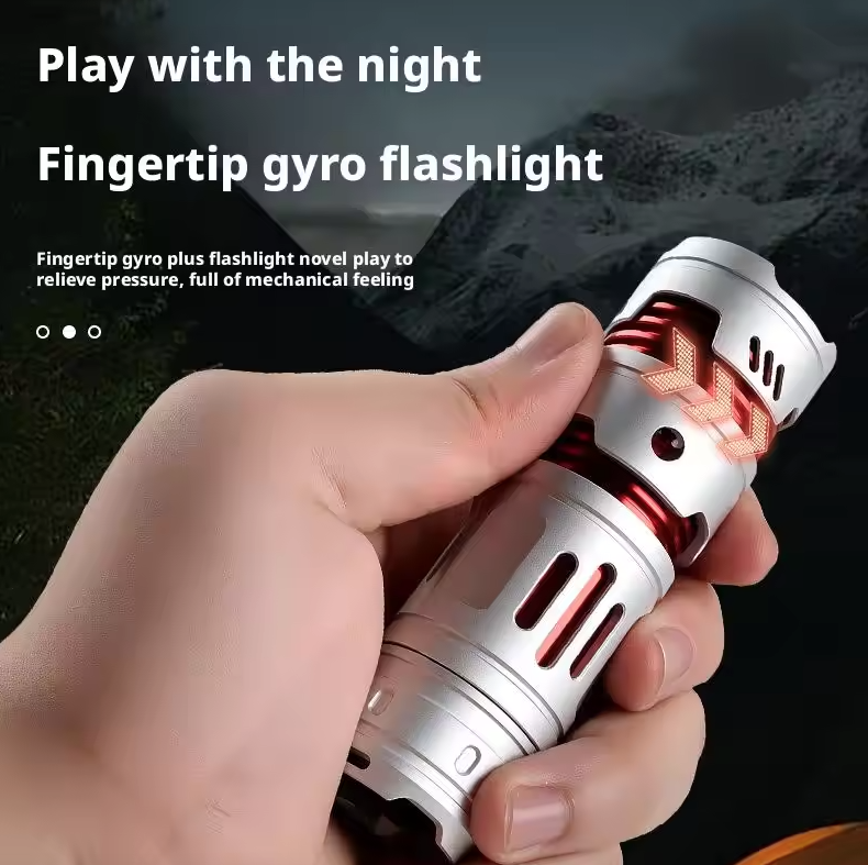 Mini Lampe Torche EDC USB Rechargeable Puissante - Portable pour Porte-clés & Extérieur