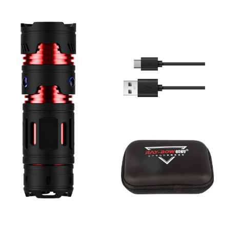 Mini Lampe Torche EDC USB Rechargeable Puissante - Portable pour Porte-clés & Extérieur