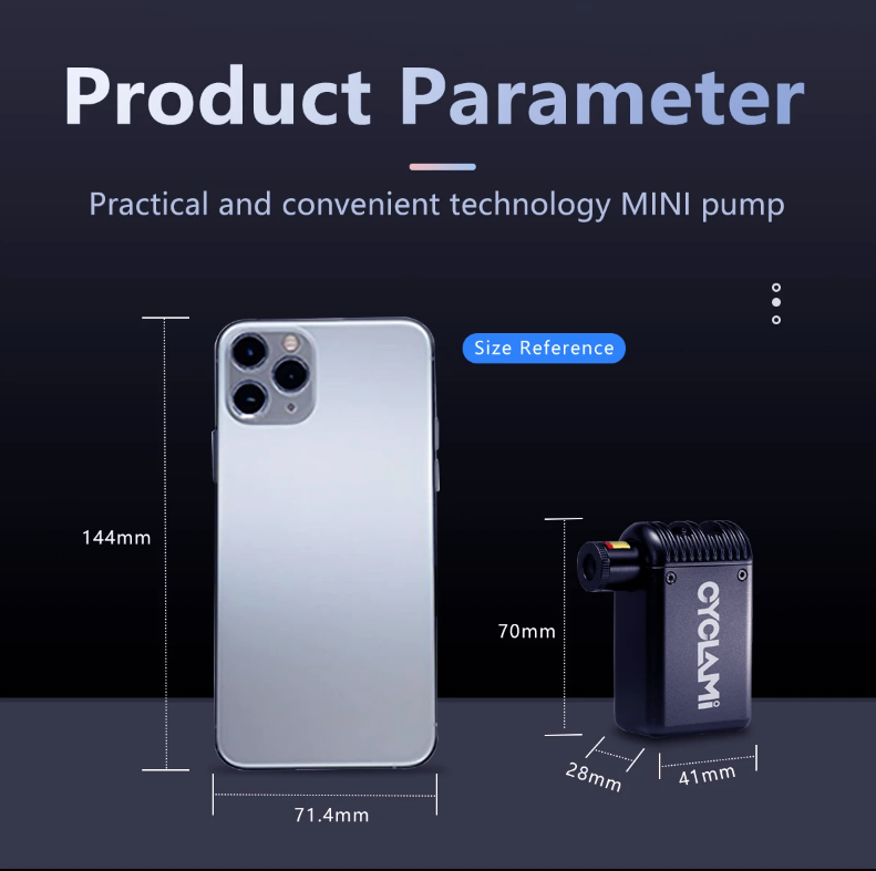 Pompe à air électrique mini A2 sans fil gonfleur de vélo portable valve Presta Schrader équipement de cyclisme léger